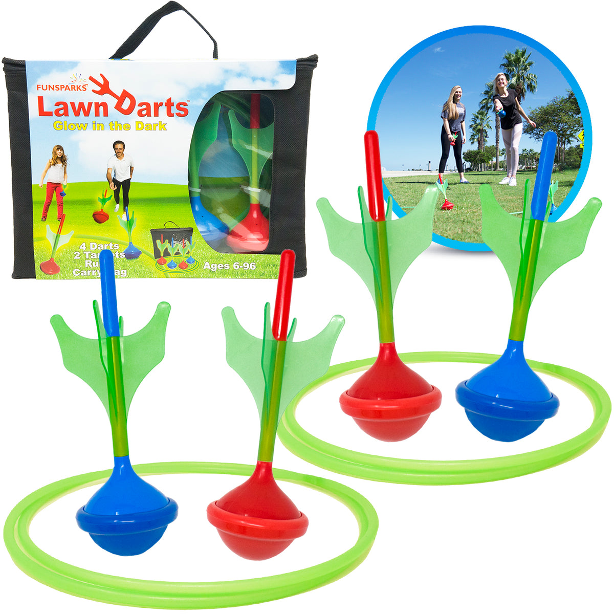 Funsparks - RingStix Lite-The Most Fun Indoor/Outdoor Lawn or