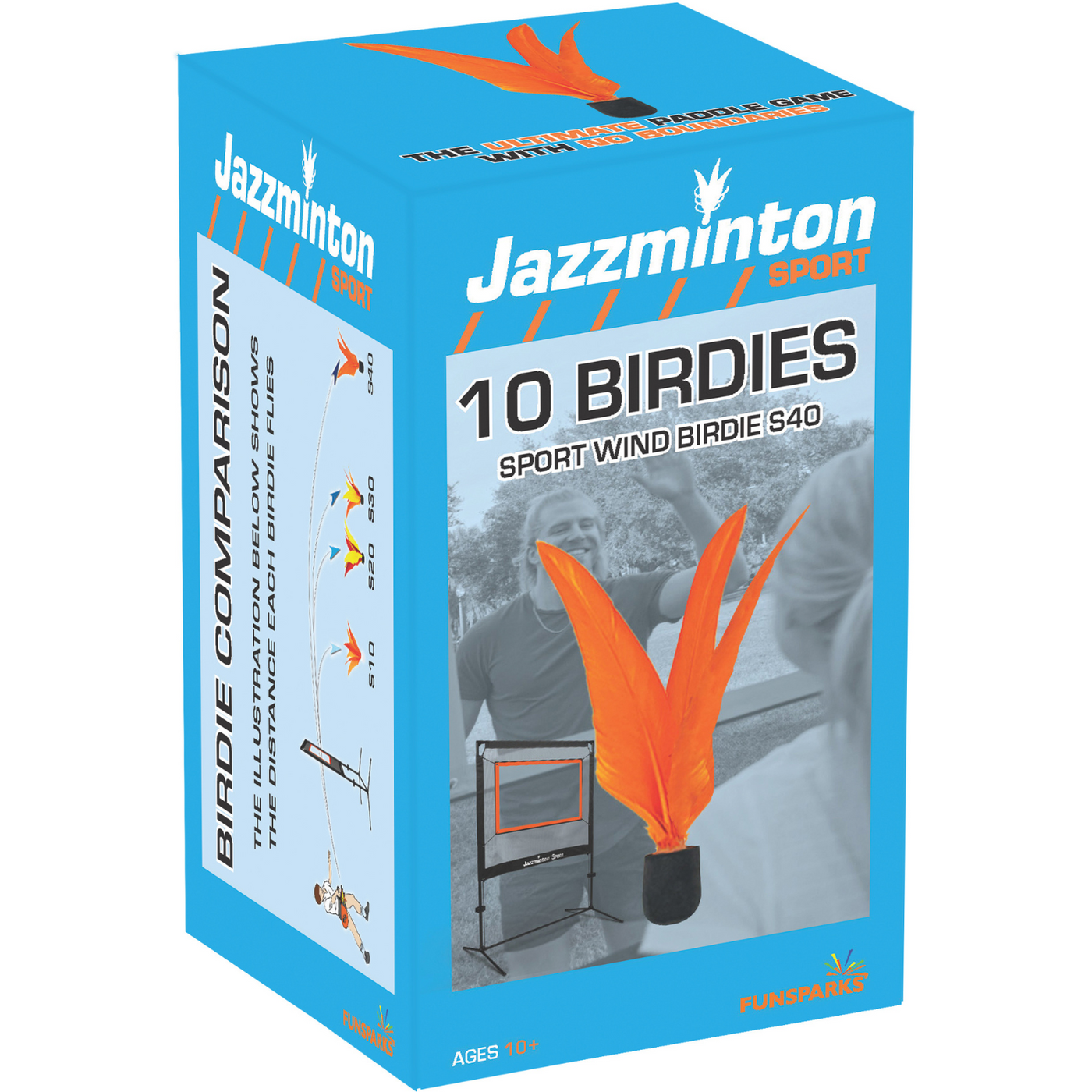 Jazzminton® Sport - 10 Wind Birdies S40 | Funsparks Jazzminton® Sport - 10 Wind Birdies S40 | Funsparks