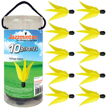 Jazzminton® 10 Yellow Birdies