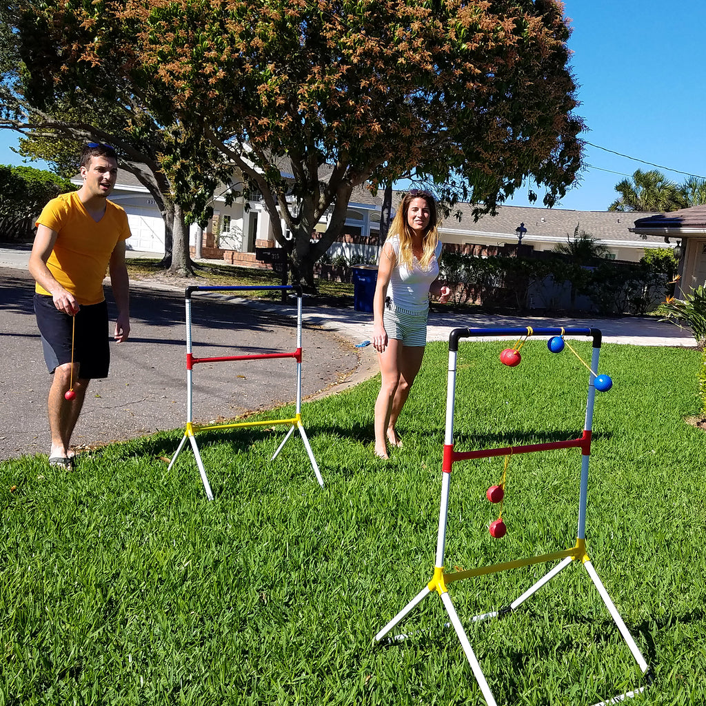 Ladder Game - Durable and Easily Portable Ladder Ball Set by Funsparks