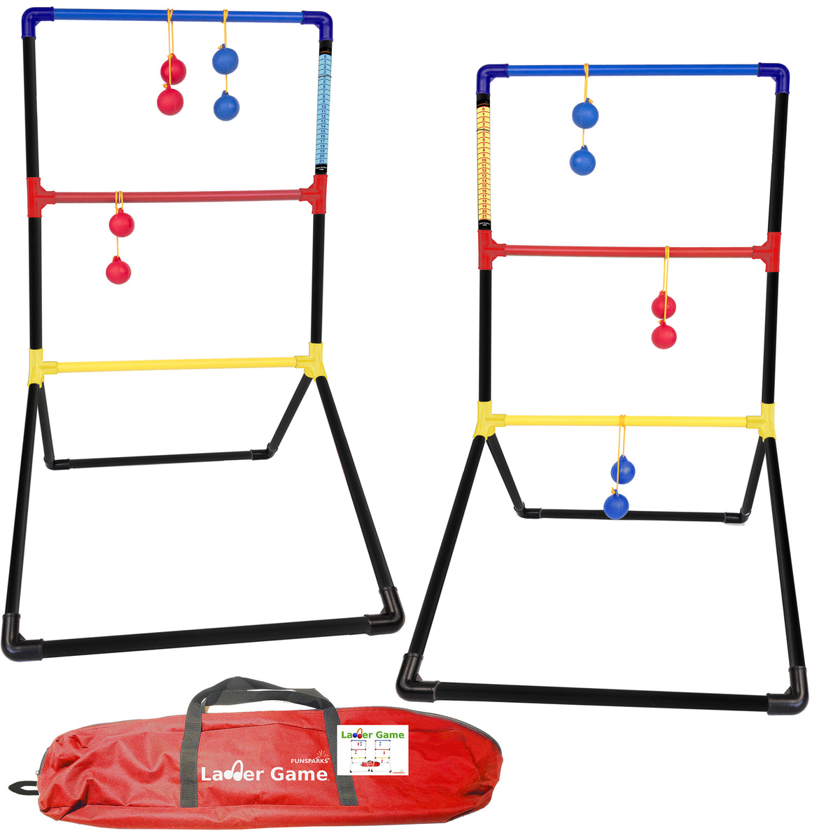 Ladder Game Durable and Easily Portable Ladder Ball Set by Funsparks