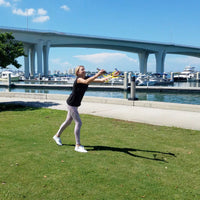 Girl playing Switch Ball in the park by Funsparks
