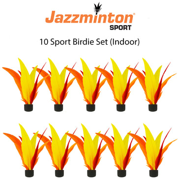 Jazzminton® Sport - 10 Indoor Replacement Birdies