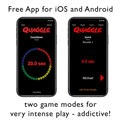 Quaggle mobile app has 2 game modes that are very fun