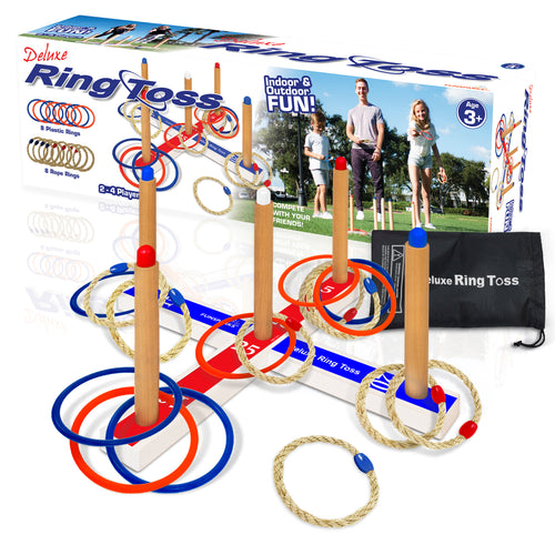 Deluxe Ring Toss Game Set by Funsparks